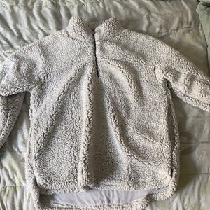 quarter zip sherpa